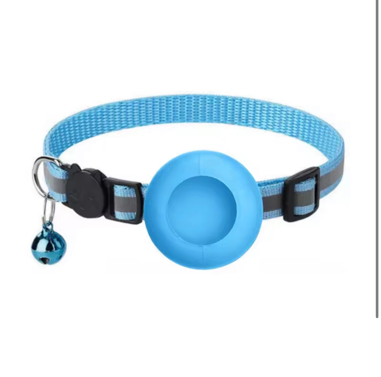 AirTag Cat Collar with Reflective Strip & Bell